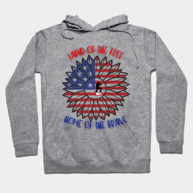 Land Of The Free Hoodie by stadia-60-west